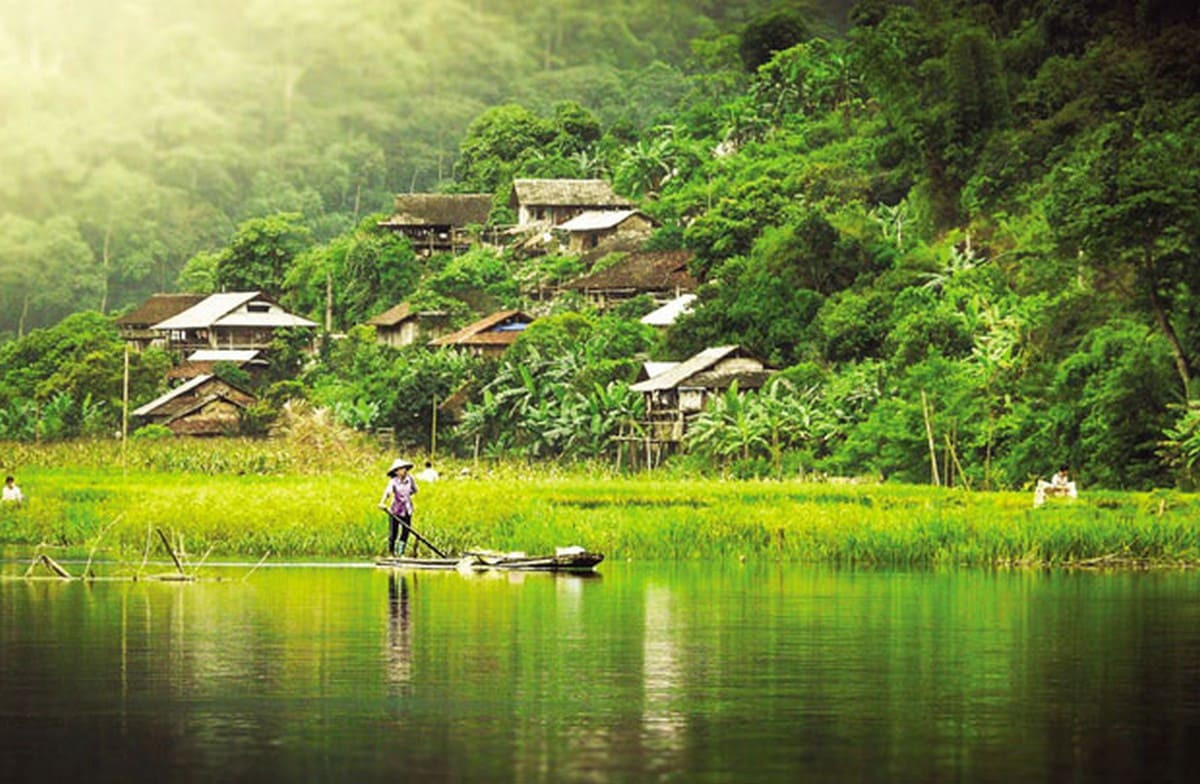 Cảnh sắc tại Bản Pác Ngòi