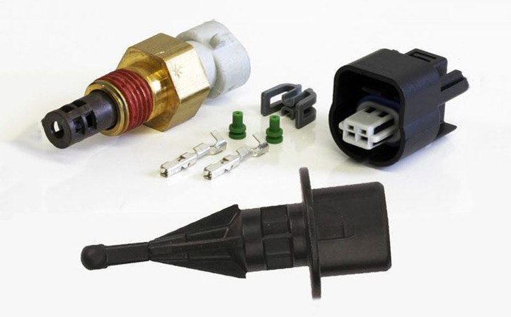 Cấu tạo chi tiết cảm biến nhiệt độ nước làm mát ECT với nhiệt điện trở bên trong