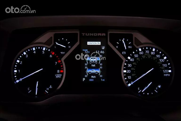 Đồng hồ kỹ thuật số 12,3 inch trên Toyota Tundra 2025