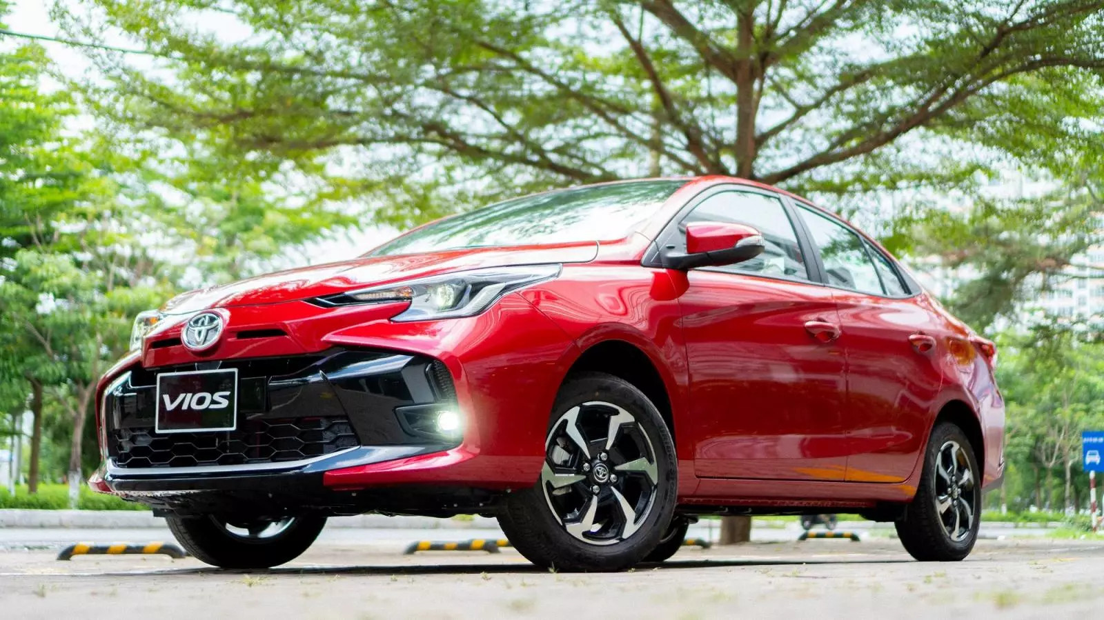 Hình ảnh mẫu xe Toyota Vios đóng góp quan trọng vào doanh số Toyota tháng 5 năm 2025 tại thị trường Việt Nam