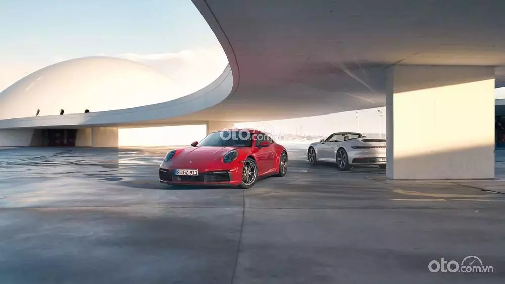 Hình ảnh tổng quan xe Porsche 911, biểu tượng xe thể thao Đức
