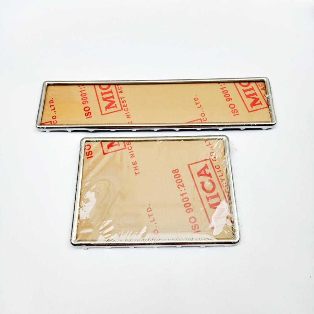 Khung ép biển số xe ô tô bằng inox trơn bền bỉ