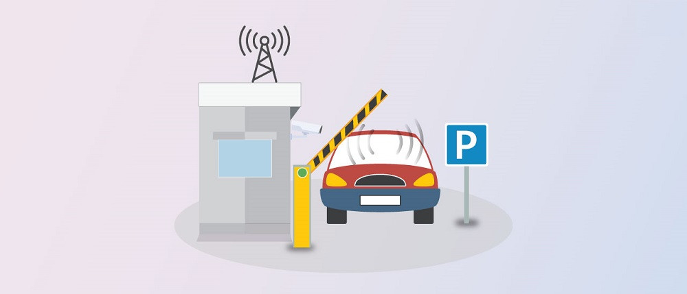 Minh họa công nghệ RFID dùng cho hệ thống thu phí không dừng