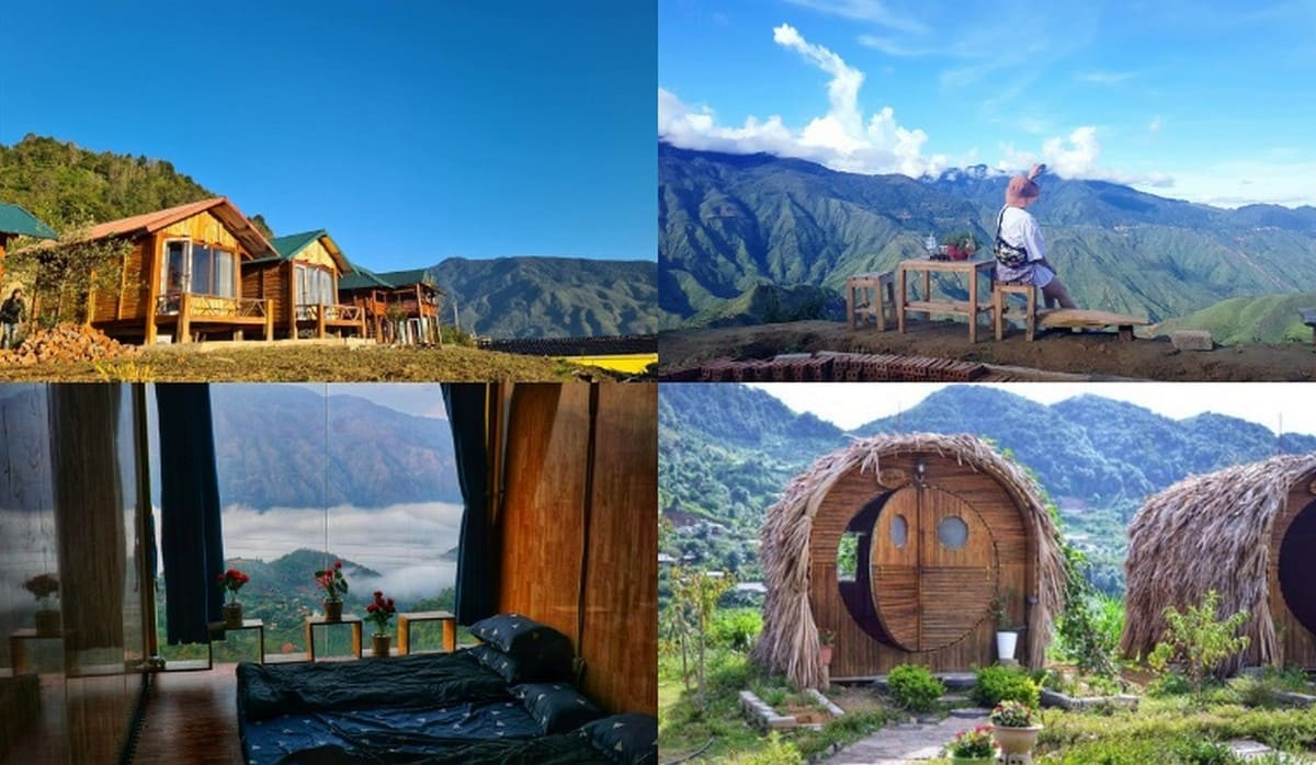 Một homestay ấm cúng với view núi tại Tà Xùa, là lựa chọn lưu trú lý tưởng cho du khách khi khám phá thiên đường mây.
