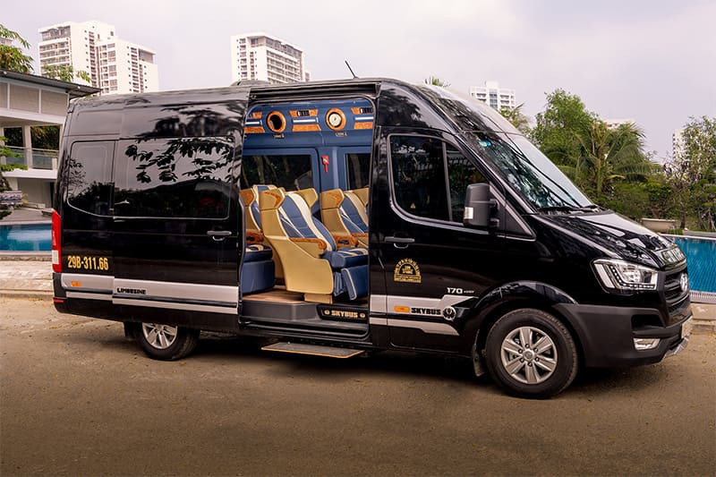 Nội thất sang trọng của dòng xe khách Limousine