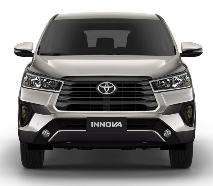 Thiết kế đầu xe Toyota Innova 2.0E với lưới tản nhiệt lục giác