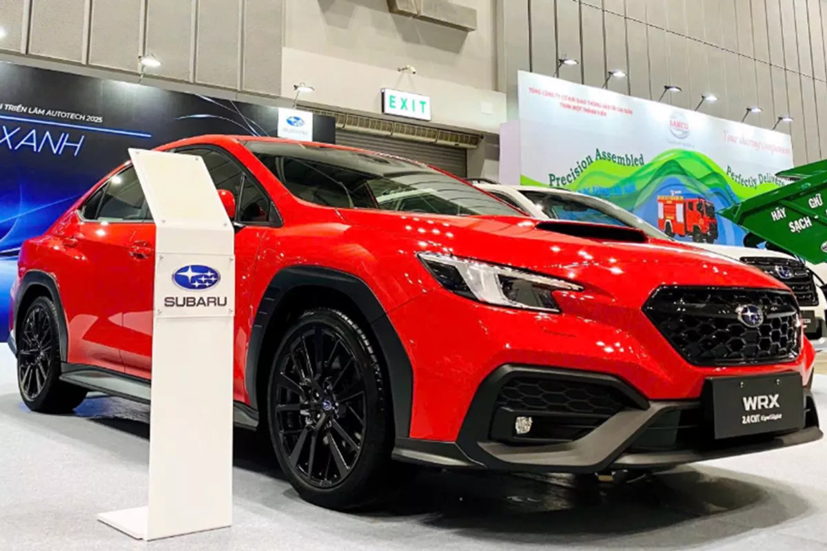 Thiết kế đuôi xe Subaru WRX 2025 ấn tượng
