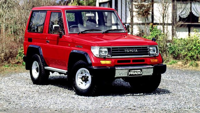 Thiết kế Toyota Land Cruiser Prado thế hệ đầu tiên 1990-1996