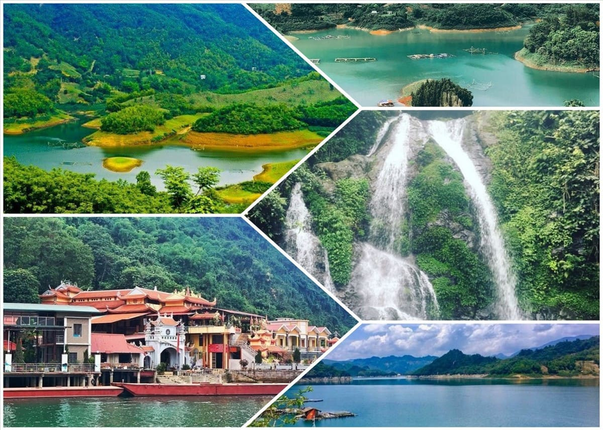 Vẻ đẹp huyền ảo của Thung Nai, được ví như Vịnh Hạ Long trên cạn