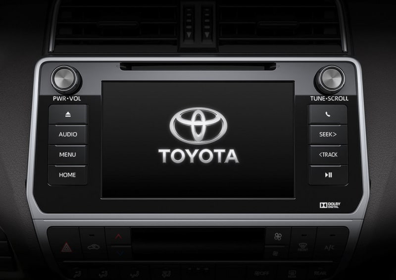 Bảng điều khiển trung tâm và tiện ích của Land Cruiser 2018