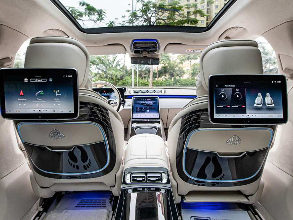 Các tính năng tiện nghi và công nghệ cao cấp trên Mercedes Maybach S680