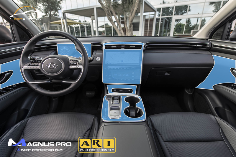 Các vị trí quan trọng cần dán PPF nội thất trên xe Hyundai Tucson
