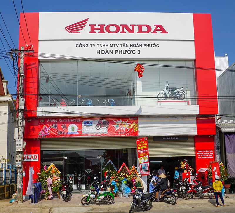 Cửa hàng bán xe máy Honda Vision tại Mộ Đức, Quảng Ngãi với đa dạng mẫu mã