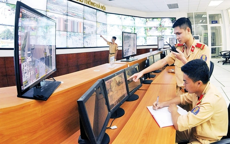 Hệ thống camera giám sát ghi nhận vi phạm giao thông, làm cơ sở xử phạt nguội
