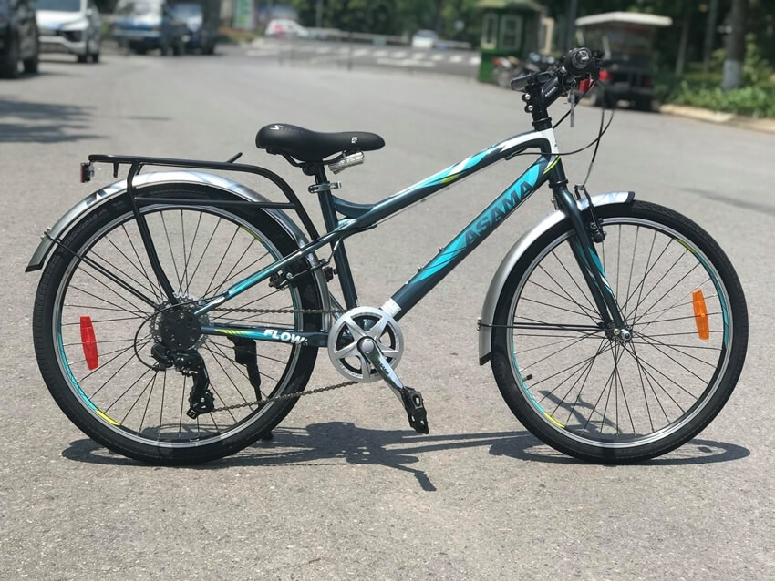 Hình ảnh minh họa xe đạp học sinh Asama bền bỉ và hiện đại