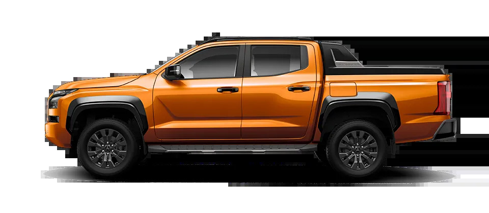 Hình ảnh Mitsubishi Triton 2025 màu cam năng động