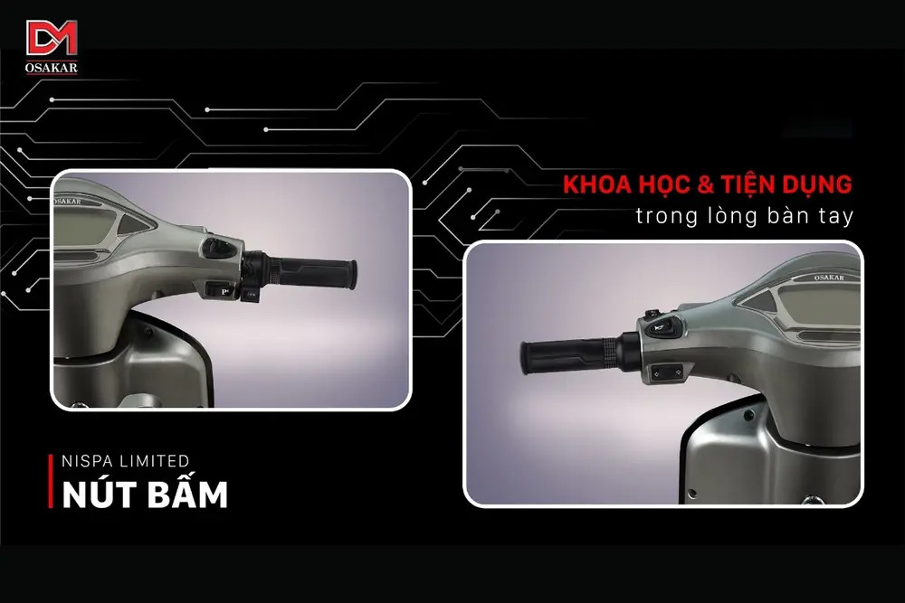 Hướng dẫn sử dụng các nút điều khiển trên xe máy điện để an toàn