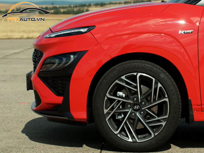 Mâm xe Hyundai Kona được nâng cấp với thiết kế hiện đại và thể thao
