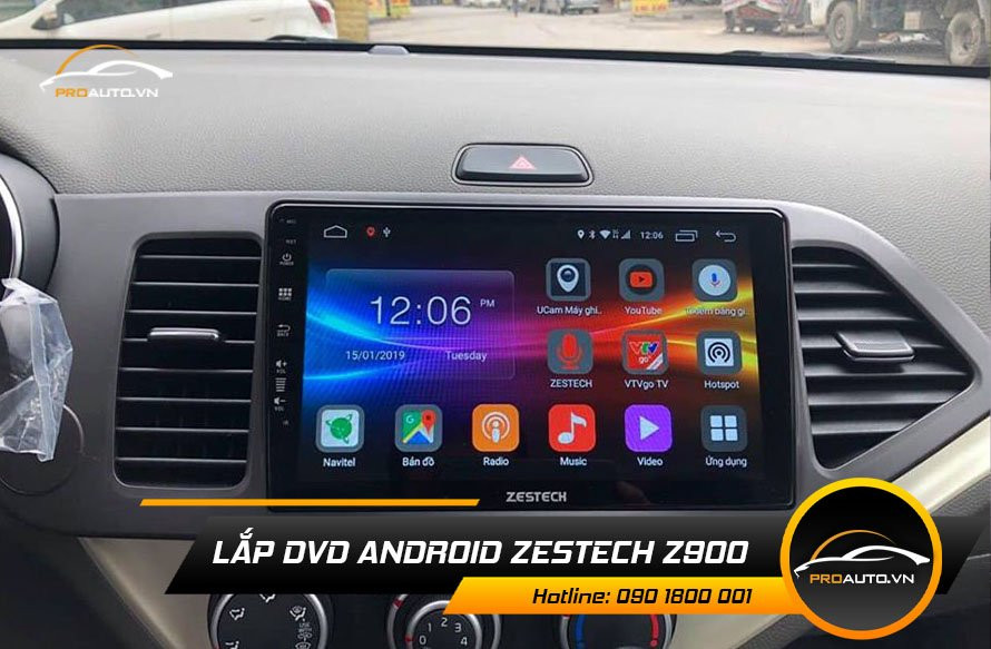 Tính năng giải trí trên màn hình Zestech Z900 cho hành trình thêm thú vị