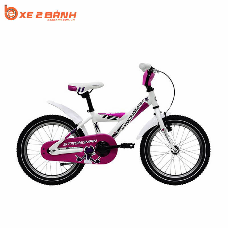 Xe đạp trẻ em STRONGMAN PEZ 16 inch Màu trắng
